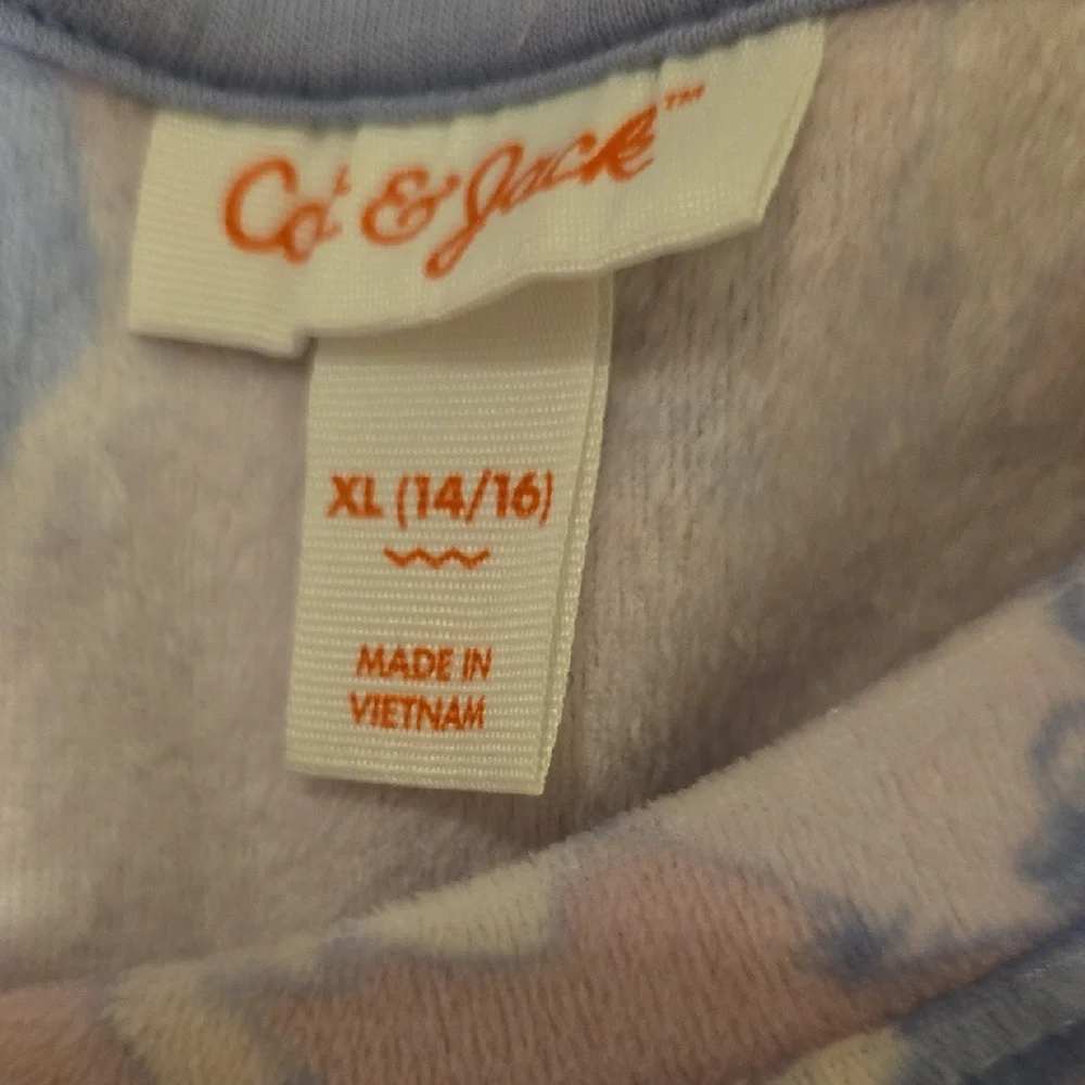 Cat & Jack Pink and Blue Tie-Dye Sweatshirt - Picture 2 of 3